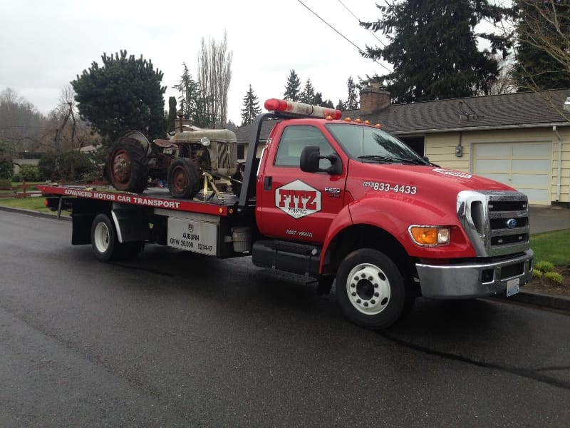 Auburn flatbed towing