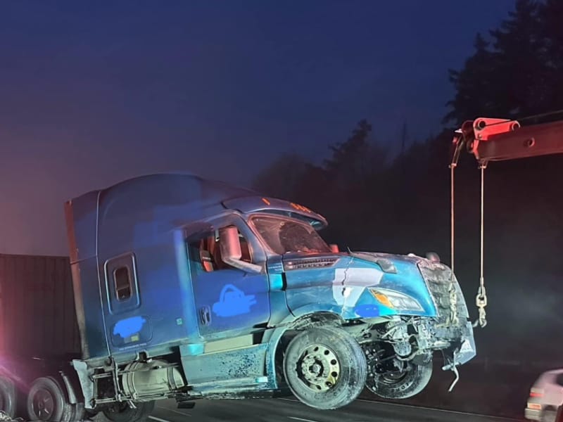 I-5 heavy towing